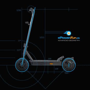 E-Scooter,BUNDLE - ePF-2 PRO 490W + Wechselakku 490Wh,Im Bundle mit zweitem 490Wh Wechselakku zum Vorteilspreis.